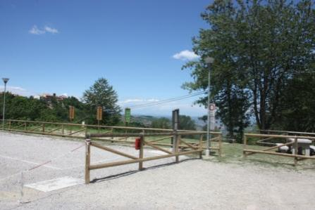Veduta dell'area camper