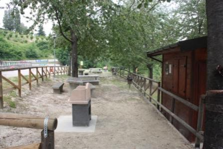 Area verde e toilette