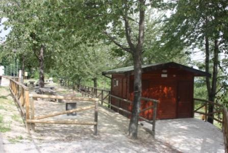 Area verde e toilette