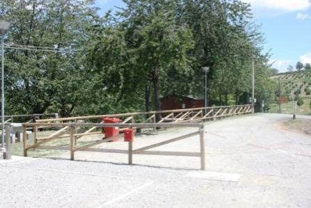 Veduta dell'area camper
