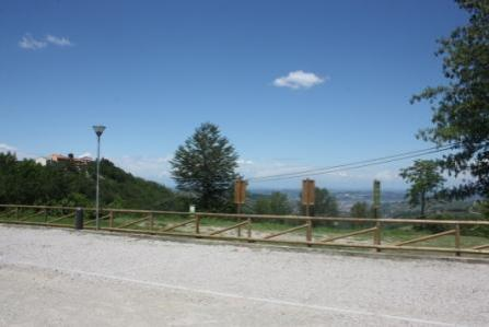 Veduta dell'area camper