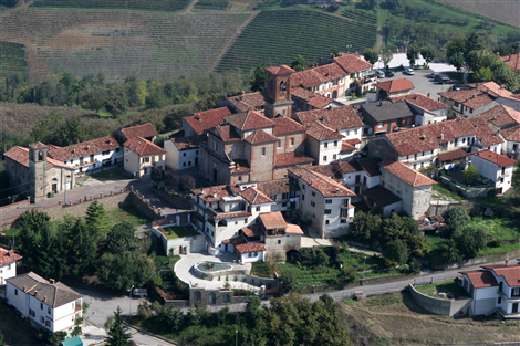 Il centro di Montelupo dall'alto