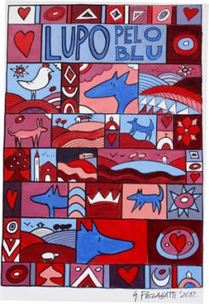 LUPO PELO BLU - Murales