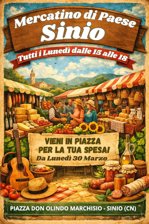 Mercatino di Paese a Sinio